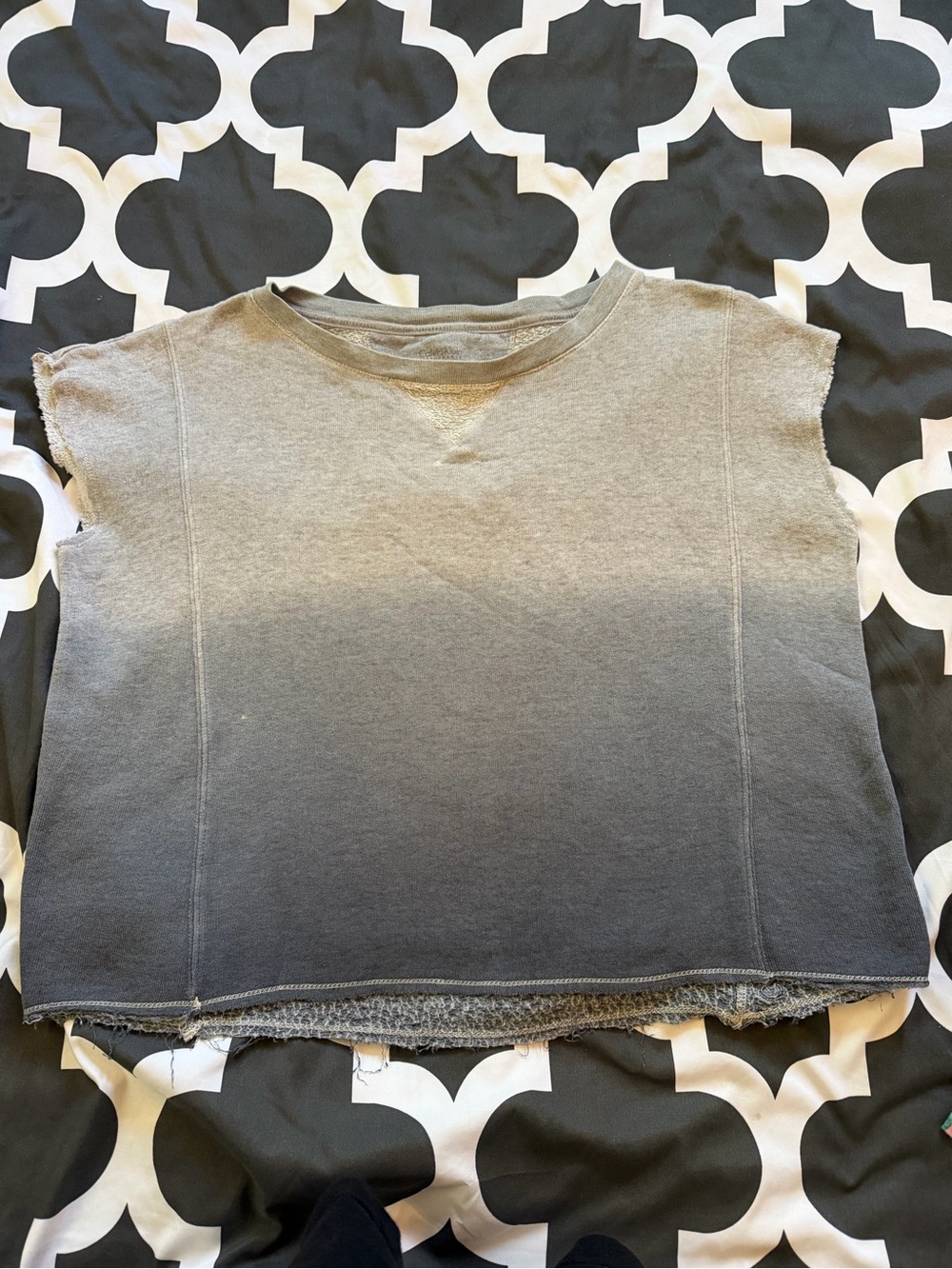 Calvin Klein Performance Gray Ombre Sleeveless Sweatshirt